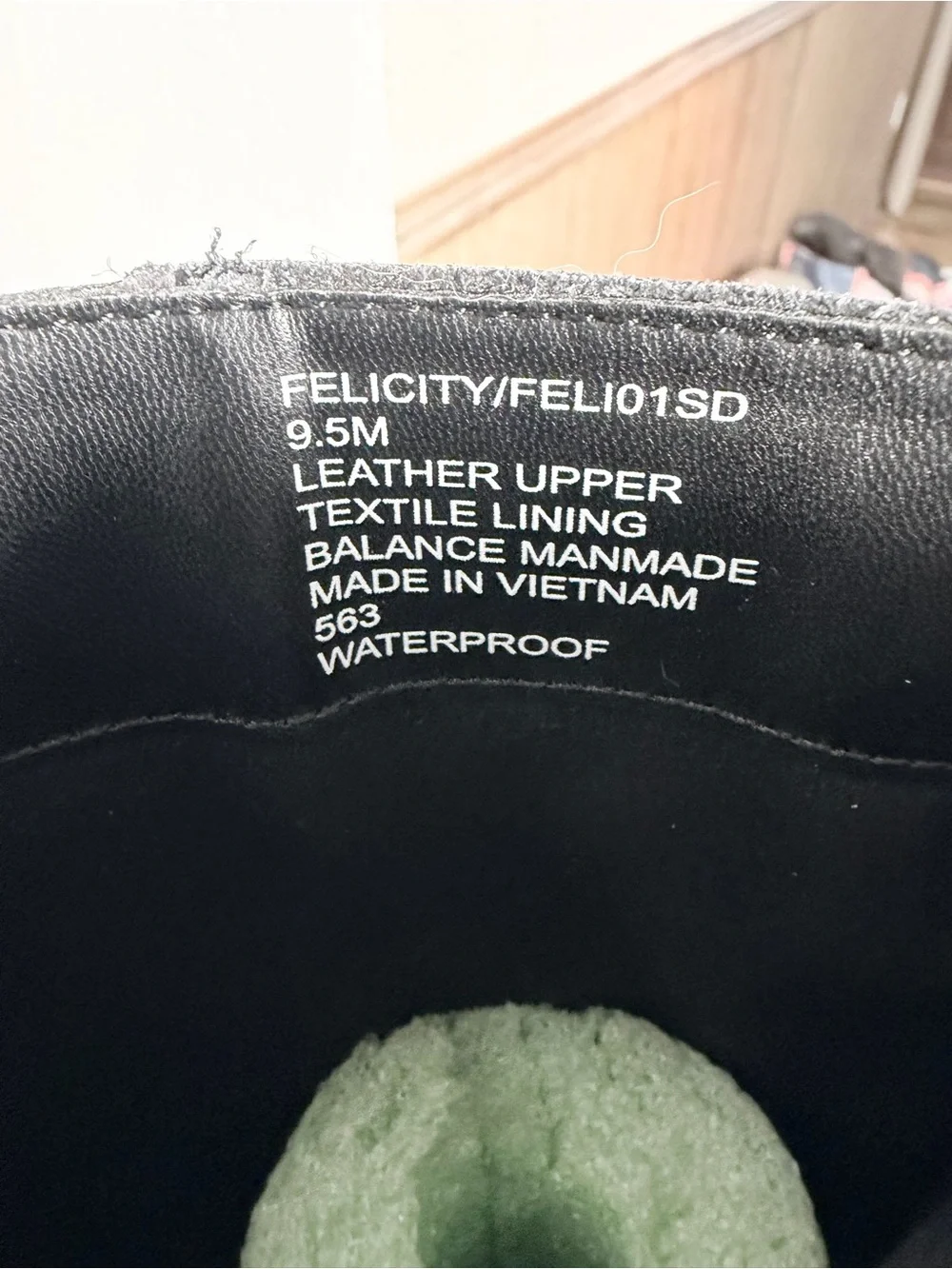 NWT Blondo Felicity black waterproof leather tall boot